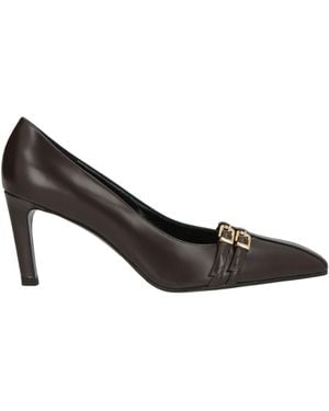 Lella Baldi Court Shoes Leather - Black