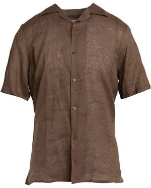 Impure Shirt Linen - Brown
