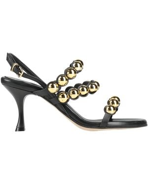 Divine Follie Sandals Leather - Black