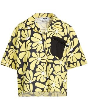 MSGM Camisa - Metálico