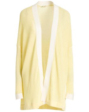 Agnona Pastel Cardigan Cashmere, Silk - Yellow