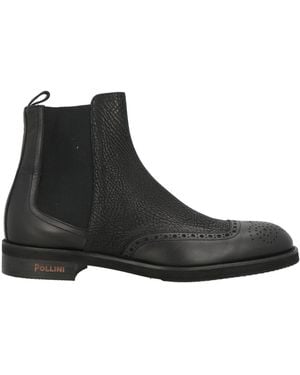 Pollini Ankle Boots Leather - Black