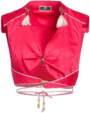 Elisabetta Franchi Top Cotton, Elastane - Pink