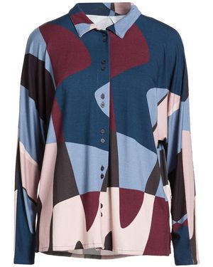 Majestic Filatures Shirt Viscose, Elastane - Blue