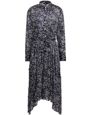 High Tech Midi Dress Polyester - Blue