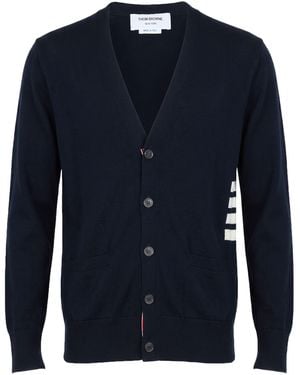 Thom Browne Strickjacke - Blau