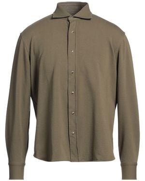 Alessandro Gherardi Shirt Cotton, Elastane - Green