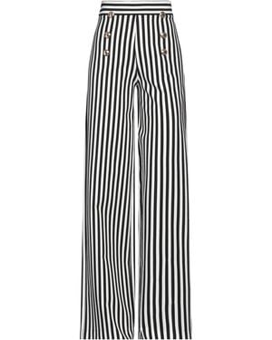 Gaelle Paris Trousers Viscose, Polyamide, Elastane, Polyester - White