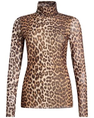 Ganni Top - Brown