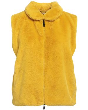 SEVENTY VENEZIA Borreguito y pelo ecológico - Amarillo