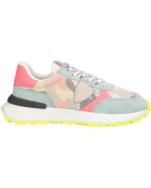 Philippe Model Sneakers Leather, Textile Fibers - White