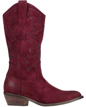 Tosca Blu Ankle Boots - Red