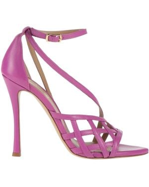 Wo Milano Sandals Leather - Pink