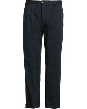 People Trousers Cotton, Elastane - Blue