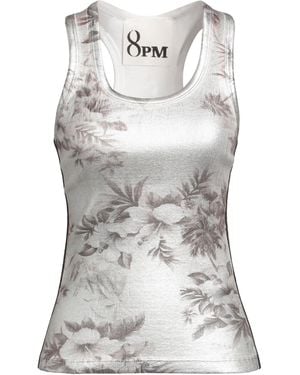 8pm Tank Top - White