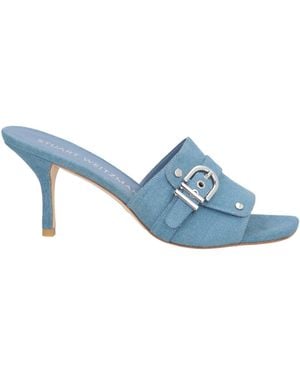 Stuart Weitzman Sandals Textile Fibres - Blue