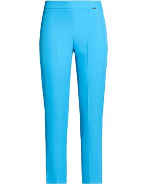 NUALY Pants Polyester, Elastane - Blue