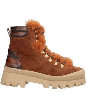 Ras Ankle Boots - Brown