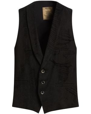 Uma Wang Tailored Vests - Black