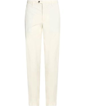 Drumohr Trousers Cotton, Elastane - White