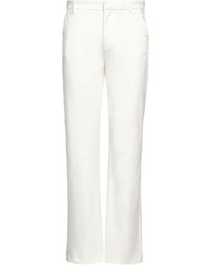 Fred Mello Trousers Cotton, Polyester, Elastane - White