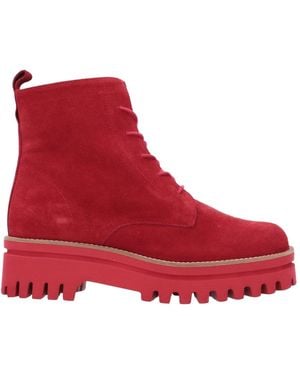 Paloma Barceló Ankle Boots Soft Leather - Red