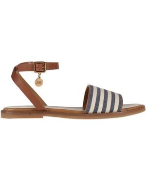 Geox Julia Vysotskaya Sandals Leather, Textile Fibres - Blue