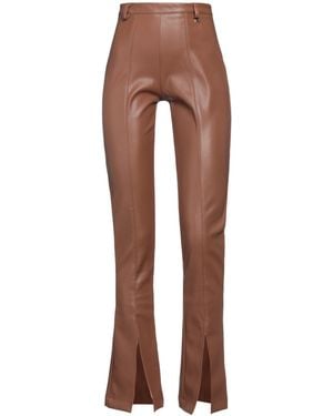 Shopart Pants Polyester, Polyurethane - Brown