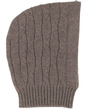 Agnona Hat Cashmere - Brown