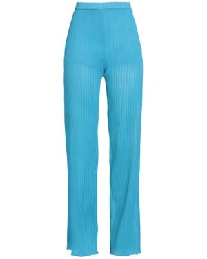 MSGM Pants Polyester, Elastane - Blue
