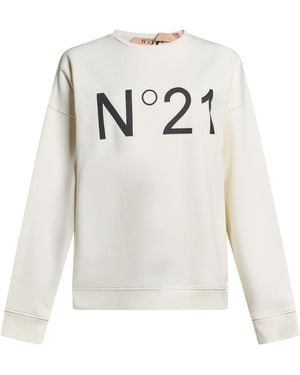 N°21 Sweat-shirt - Blanc