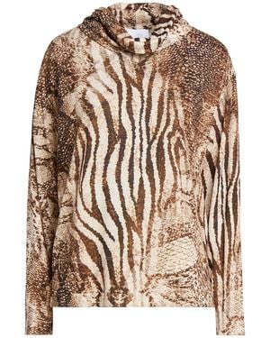 Clips More T-Shirt Viscose, Elastane - Brown