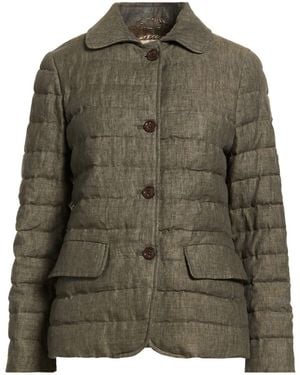 Herno Plumífero Y Acolchado - Verde