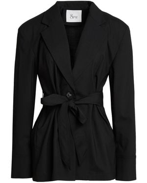 8pm Blazer Polyester, Wool, Elastane - Black