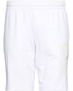 EA7 Shorts & Bermuda Shorts Cotton - White