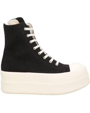 Rick Owens Sneakers Textile Fibers - Black