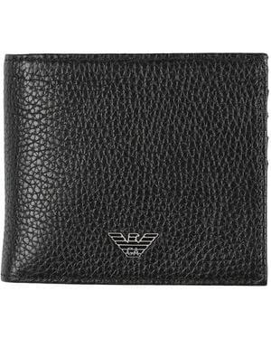 Emporio Armani Wallet Cow Leather - Black