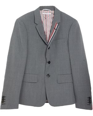 Thom Browne Blazer Wool - Gray