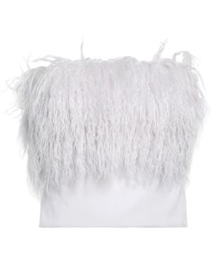 Patrizia Pepe Light Top Polyester, Viscose, Elastane - White