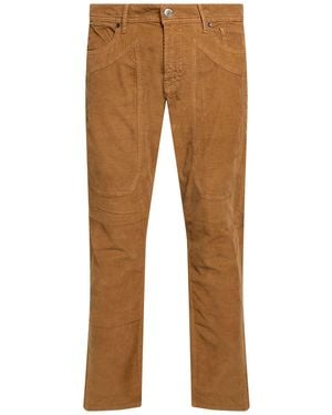 Jeckerson Pants Cotton, Elastane - Brown