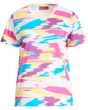 Missoni Fuchsia T-Shirt Cotton - White