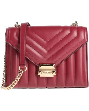 MICHAEL Michael Kors Cross-Body Bag Leather - Red