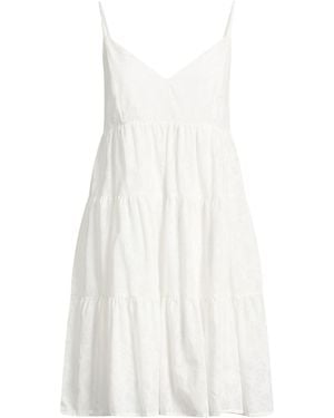 White Wise Mini Dresses - White