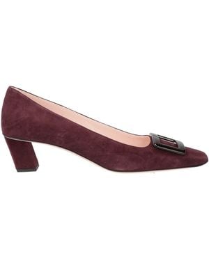 Roger Vivier Pumps Leather - Purple