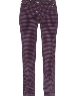 Jacob Cohen Plum Pants Cotton, Elastane - Purple