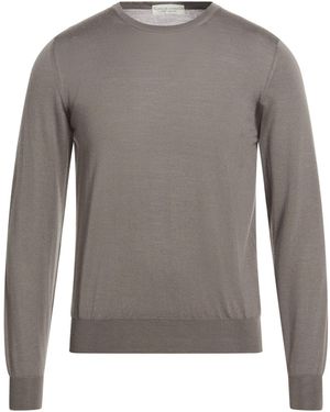 FILIPPO DE LAURENTIIS Taupe Jumper Merino Wool - Grey