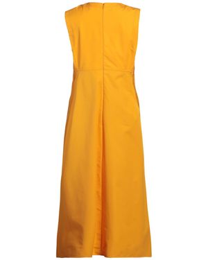 ワンピース JIL SANDER ORANGE COTTON BLEND DRESS P00900733.jpg