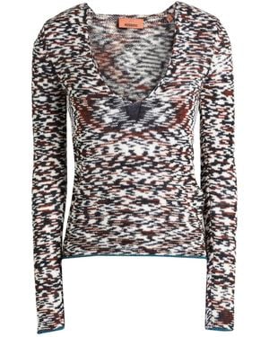 Missoni Dark Sweater Cashmere, Wool - Black