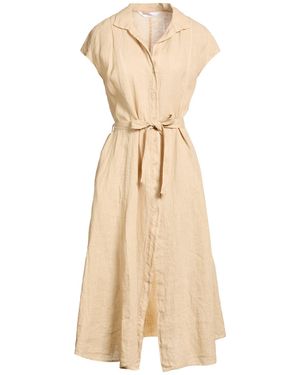 Robert Friedman Midi Dress Linen - Natural