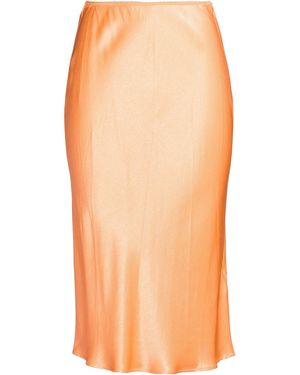 American Vintage Midi Skirt Viscose - Orange